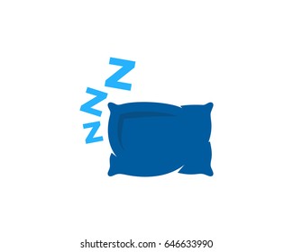 Sleep Icon Logo Design Element