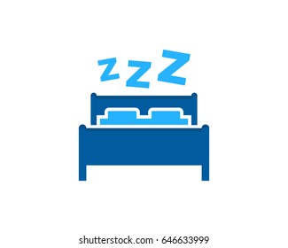 Sleep Icon Logo Design Element
