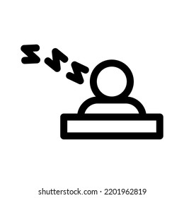 sleep icon or logo isolated sign symbol vector illustration - high quality black style vector icons
