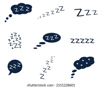 Sleep icon. Sleep rest icon design. Sleep symbol design. Vector illustration.