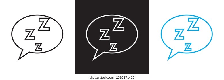 Sleep  icon set. Sleeping person, sleep, night rest, bed, pillow, sleeping pills icon . Series  icons.  isolated on white and black background. vector illustration. EPS 10