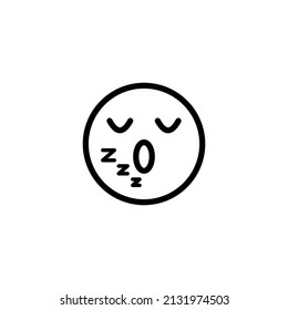 sleep icon vector design templates 