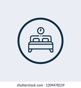 Sleep icon. Vector illustration