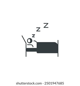 Sleep icon, Sleep vector illustration
