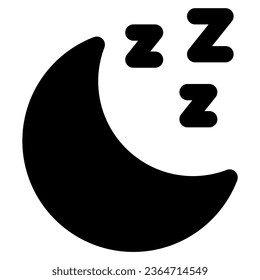 sleep icon vector illustration asset element