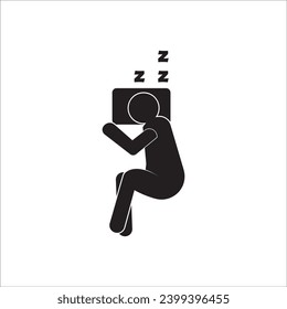 SLEEP ICON VECTOR ILLUSTRATION SYMBOL DESIGN