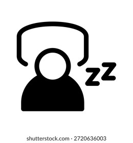 Ilustração do design do símbolo do vetor do ícone de repouso
