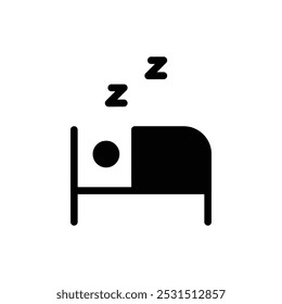 Sleep Icon web design in vector