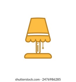sleep lamp icon vector design template elegant style