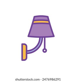 sleep lamp icon vector design template elegant style