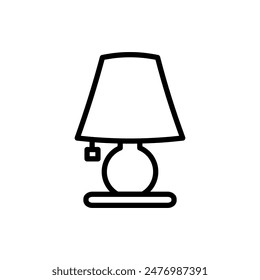 sleep lamp icon vector design template elegant style 