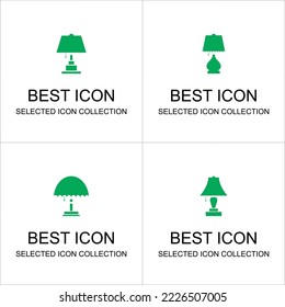 conjunto de iconos de luz de suspensión
se puede usar para digital e impresión