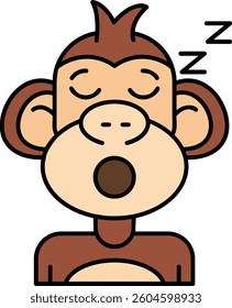Sleep Line vector Icon Design
