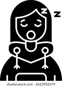 Sleep Line vector Icon Design