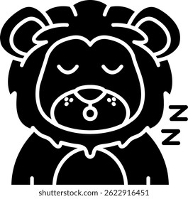 Sleep Line, Vektorsymbol-Design