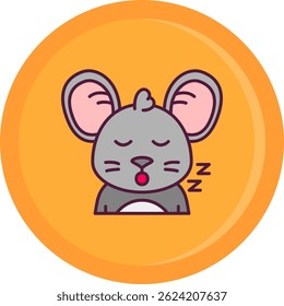 Sleep Line vector Icon Design