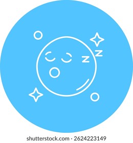 Sleep Line vector Icon Design