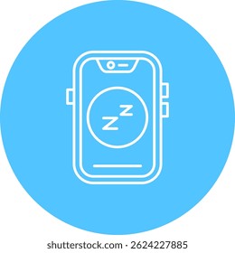 Sleep Line vector Icon Design