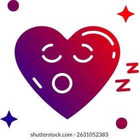 Sleep Line vector Icon Design