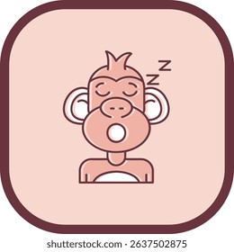 Sleep Line vector Icon Design