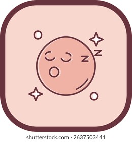 Sleep Line vector Icon Design