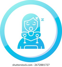 Sleep Line vector Icon Design