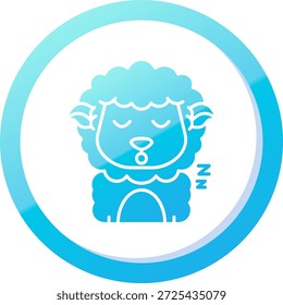 Sleep Line, Vektorsymbol-Design