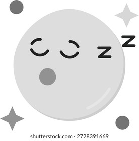 Diseño de icono de Vector de línea de sueño