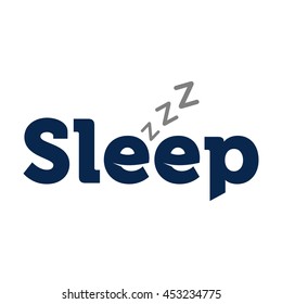 Sleep Logotype. Logo Vector.