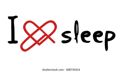 sleep love icon