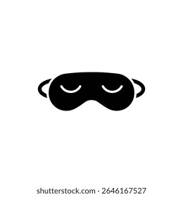 Sleep Mask with Closed Eyes for Rest and Relaxation