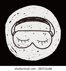 sleep mask doodle