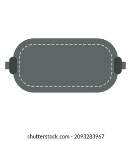 sleep mask flat clipart vector illustration