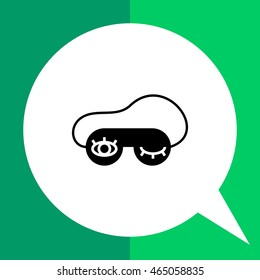 Sleep mask icon