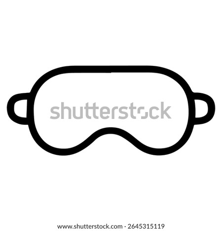 sleep mask icon vector on white background
Vector icon on white background travel