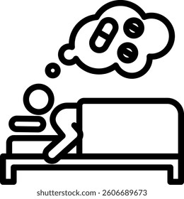 Sleep Medicine Icon Element For Design