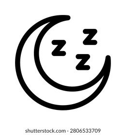 Sleep Mode Icon Collection for Power Saving, Device Standby and Energy Management Design