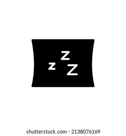Sleep, Nap, Night Solid Line Icon Vector Illustration Logo Template. Suitable For Many Purposes.