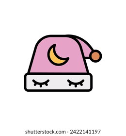 Sleep Nightcap Icon Vector Illustration