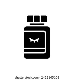 Sleep Pills Filled Icon Vector Illustration