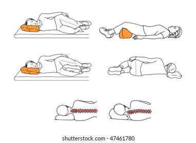 4,407 Sleeping positions vector Images, Stock Photos & Vectors ...