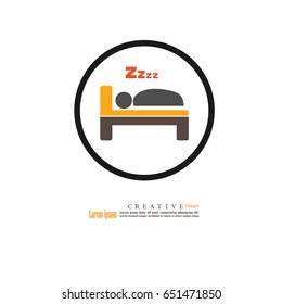 Sleep Related Vector Icons.vector illustration.