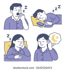 Um sono, relaxamento, hora de dormir, sonhar, momentos pacíficos, desfrutar de descanso