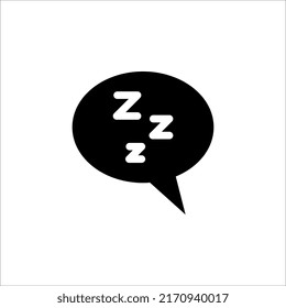 Diseño de iconos de descanso. Ilustración vectorial de icono de suspensión en fondo blanco.