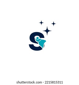 Sleep S letter logo design template elements. Modern abstract digital alphabet letter logo. Vector illustration. Sleep letter logo.