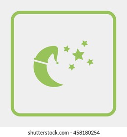 Sleep sign icon.