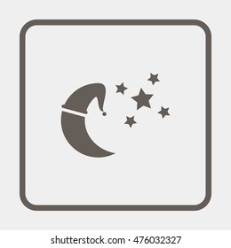 Sleep sign icon.