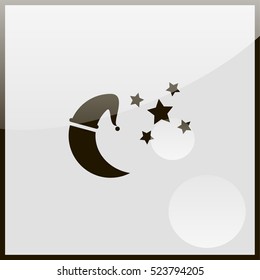 Sleep sign icon.