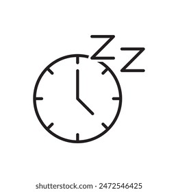 Sleep Time Icon Sign Symbol