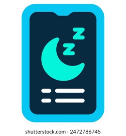 Sleep Tracker icon for web, app, infographic, etc